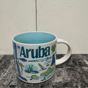 Starbucks Aruba Been There Series Collection 14oz Ceramic Mug (read)